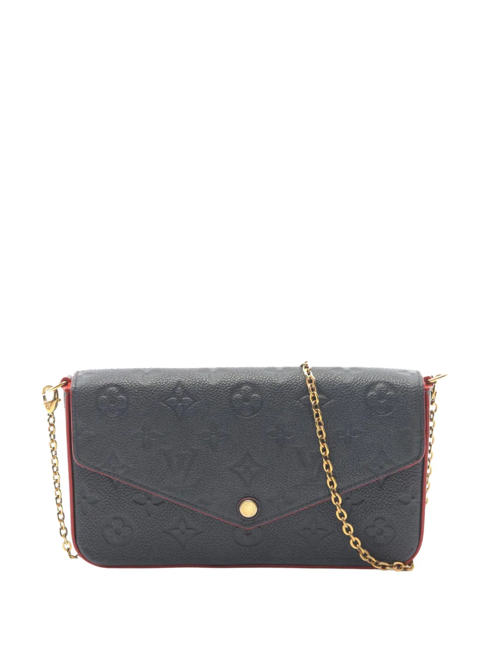 Louis Vuitton Pre-Owned 2018-2026 Empreinte Pochette Felicie Umhängetasche mit Monogramm - Blau