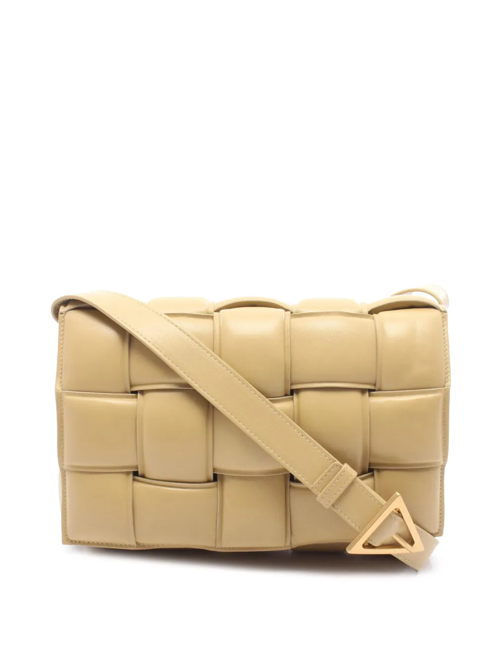 Bottega Veneta Pre-Owned 2019-2022 wattierte Intrecciato Cassette Umhängetasche aus Nappaleder - Braun