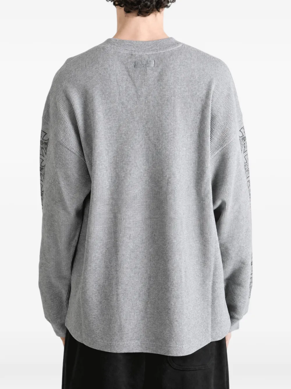 VETEMENTS T-shirt met logoprint Grijs