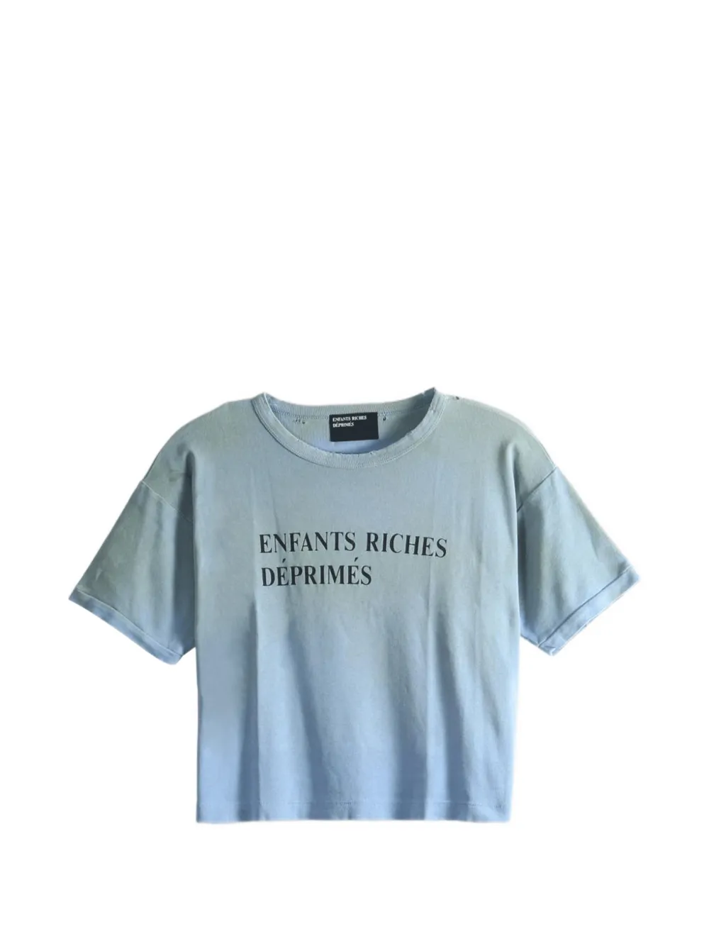 Enfants Riches Déprimés logo-print cropped T-shirt · S