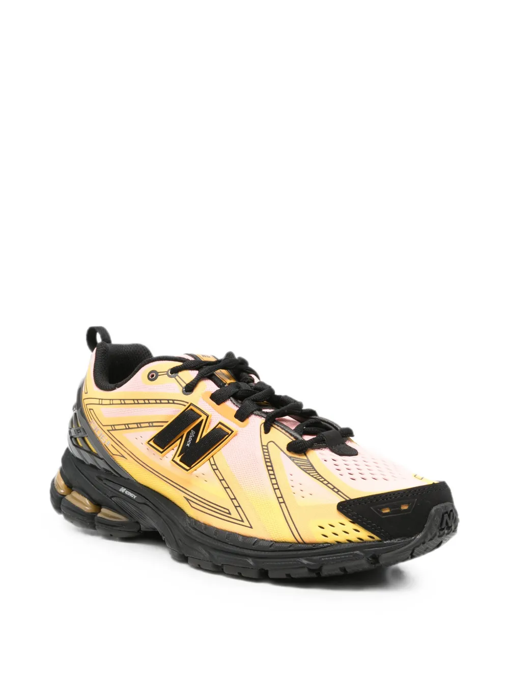 New Balance 1906 panelled sneakers Geel