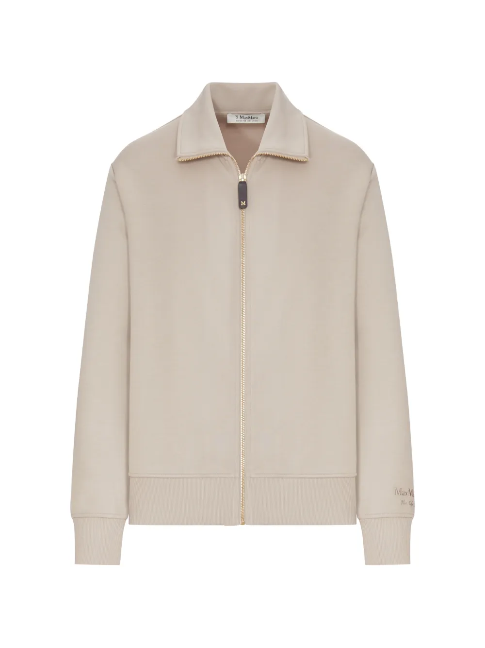 's Max Mara Zip-up Collared Jacket In Neutral
