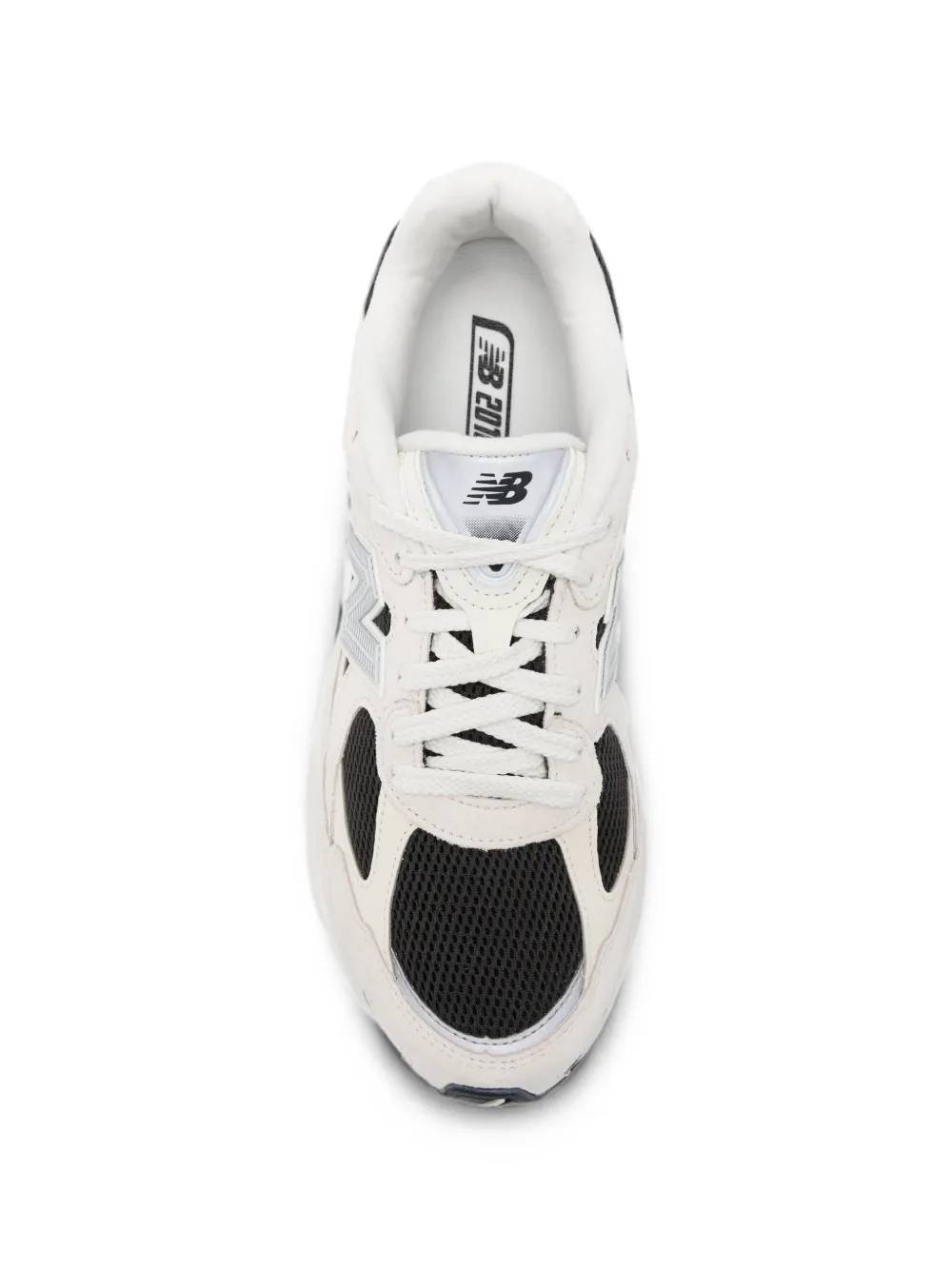 New Balance logo-patch panelled sneakers Beige