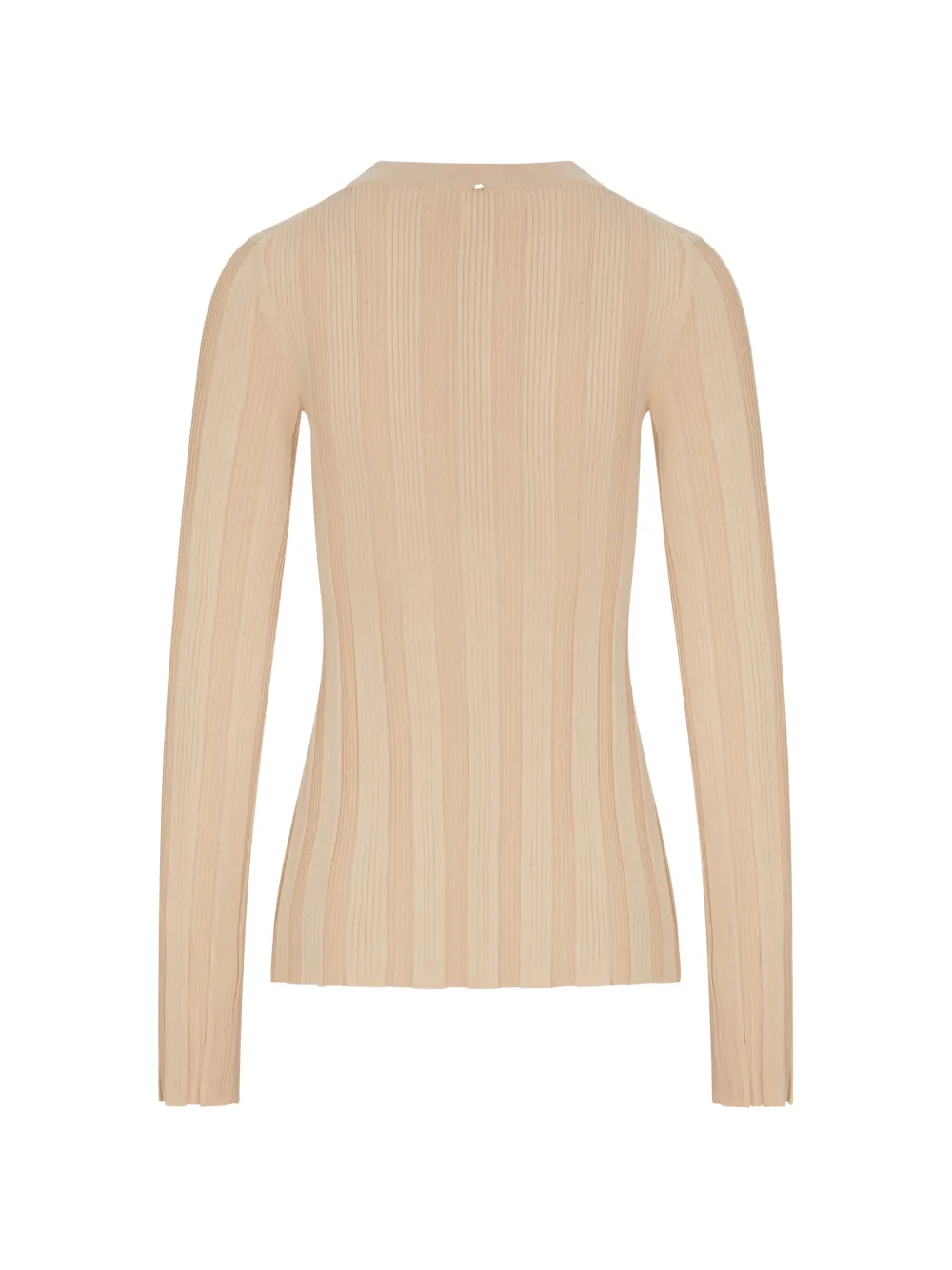 Sportmax Ribgebreid vest Beige