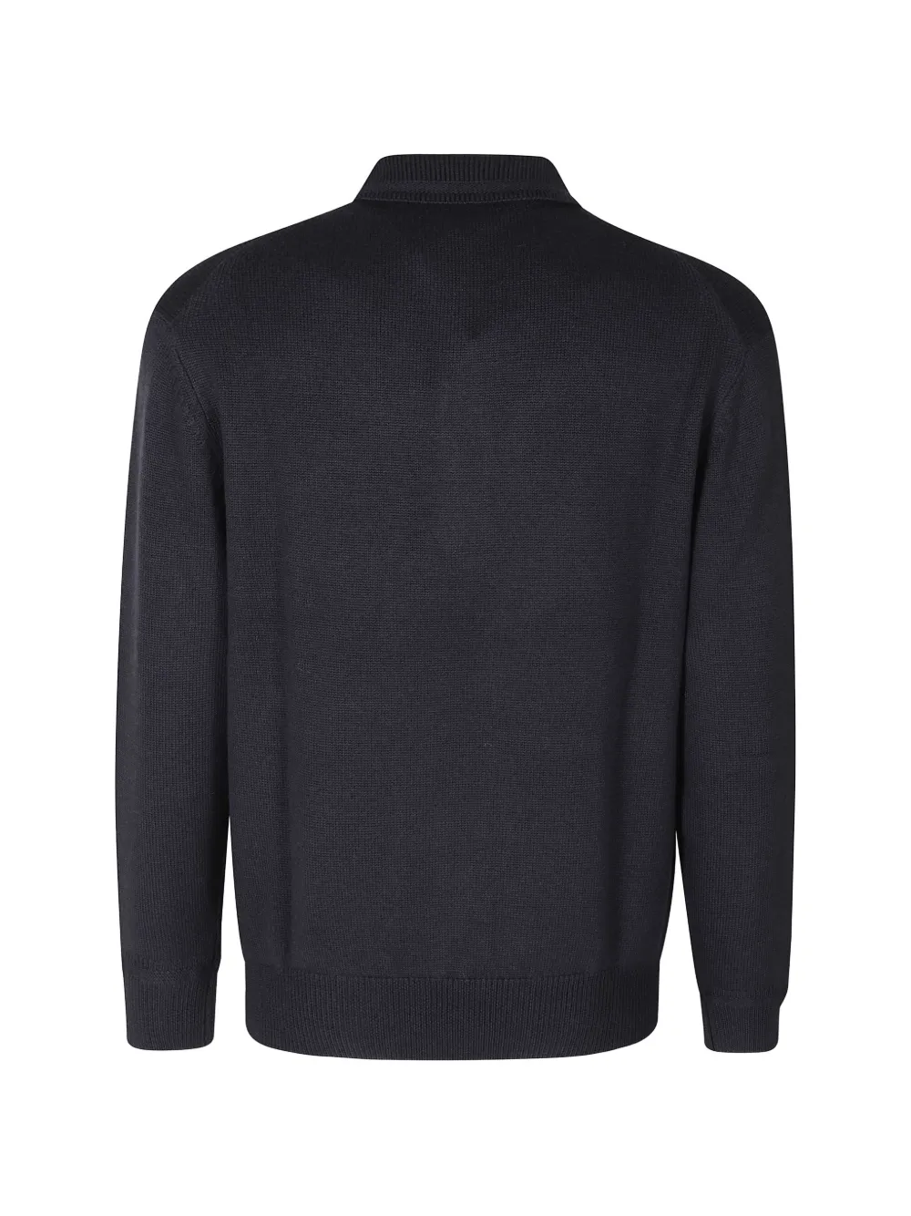 Paolo Pecora fine-knit polo shirt Zwart