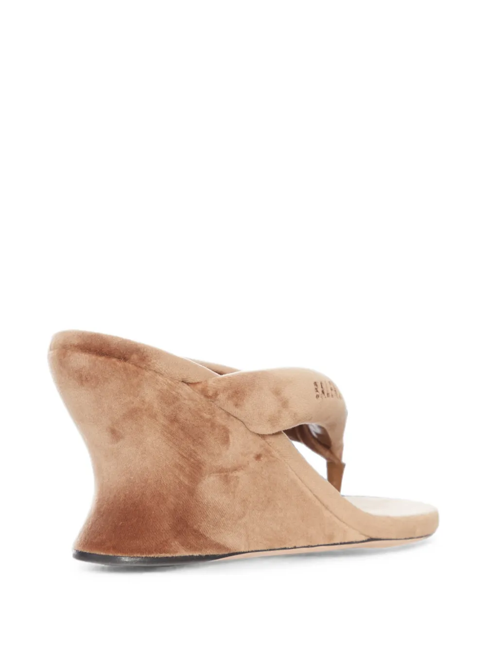 Balenciaga Gaeta sandalen met sleehak Beige