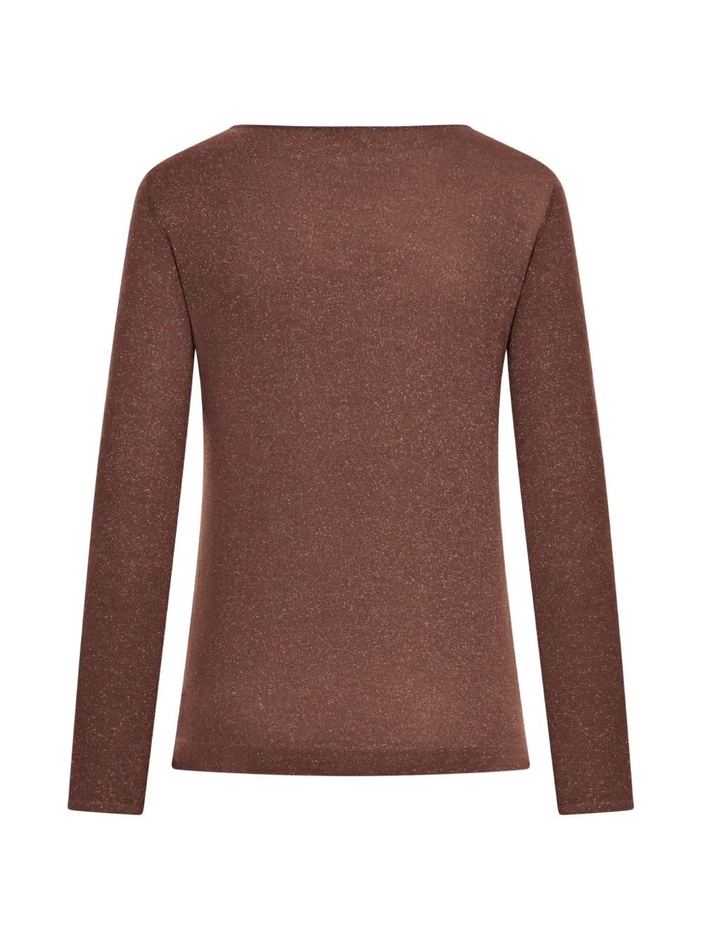 Brunello Cucinelli Top met boothals Bruin