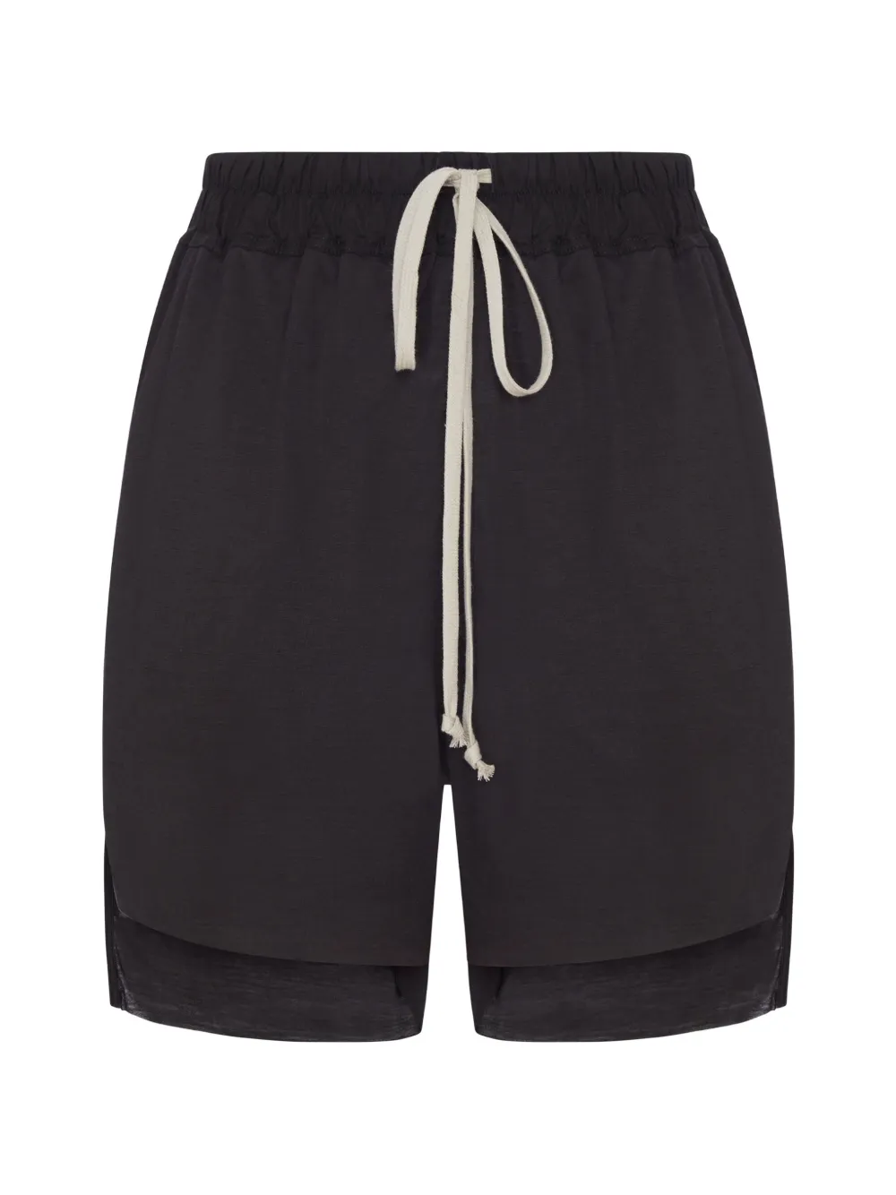 Rick Owens Tower boxers in black wool-silk jersey - Nero