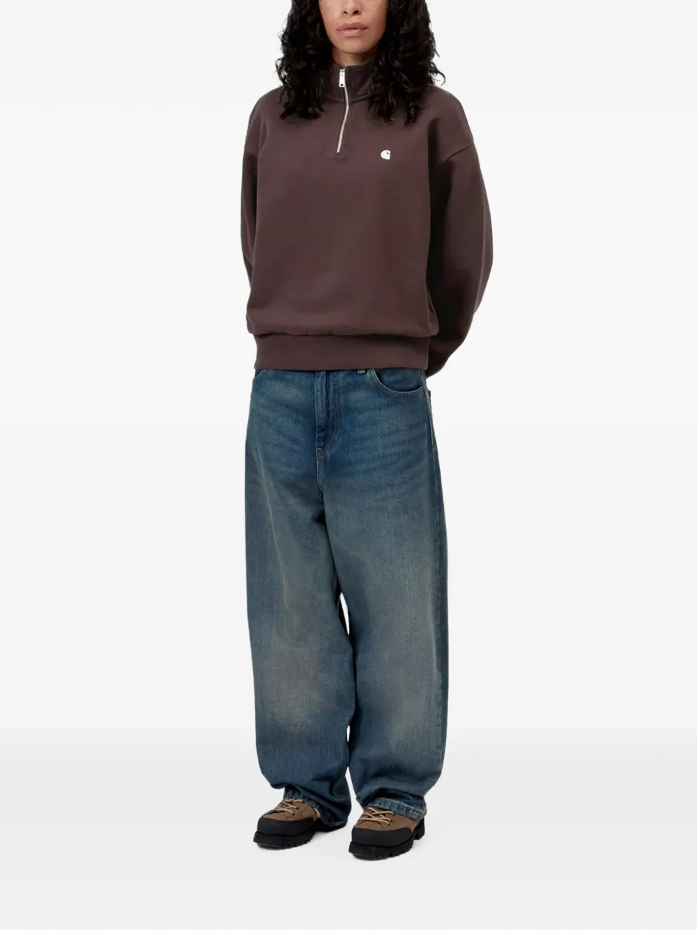 Carhartt WIP Casey trui met hoge hals Bruin