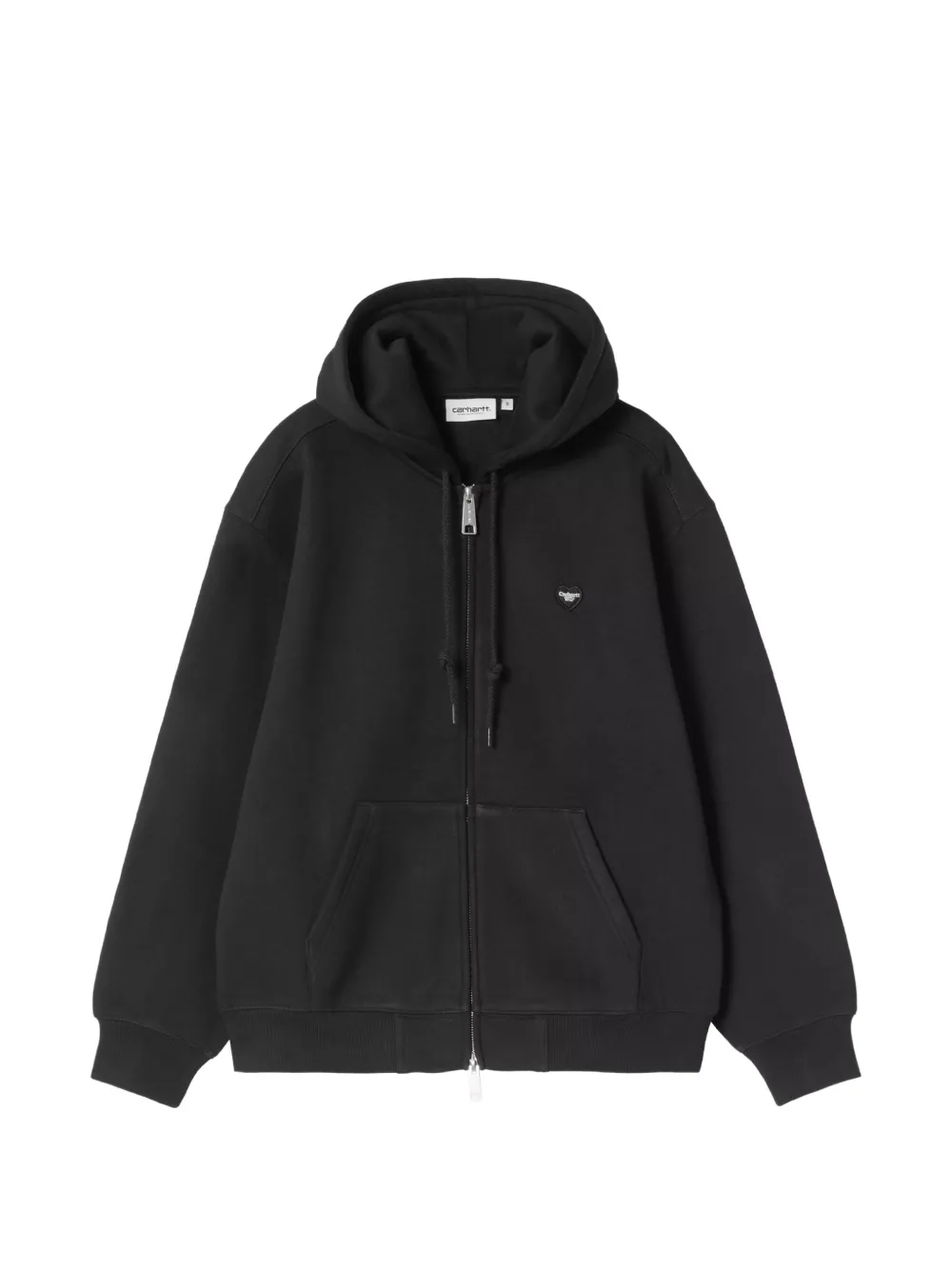 Carhartt WIP HD hoodie met kleine hart-patch Zwart