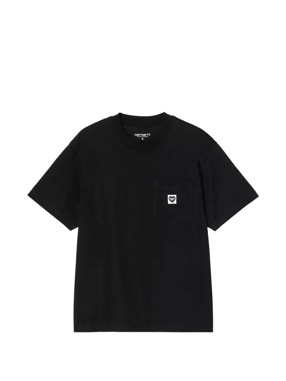 Carhartt WIP S/S Pocket Small Heart T-Shirt - Nero