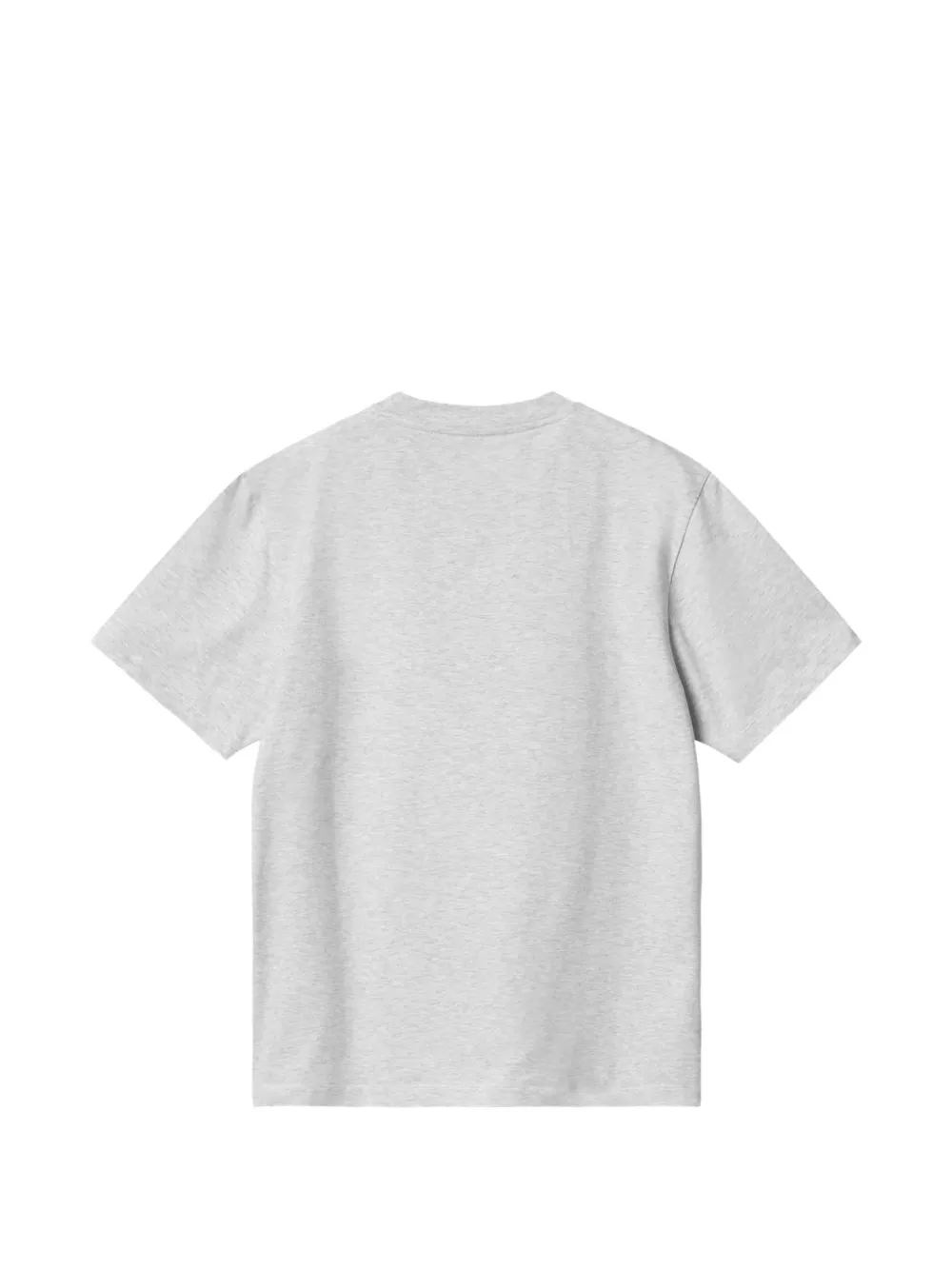 Carhartt WIP S S Script T-shirt met borduurwerk Grijs