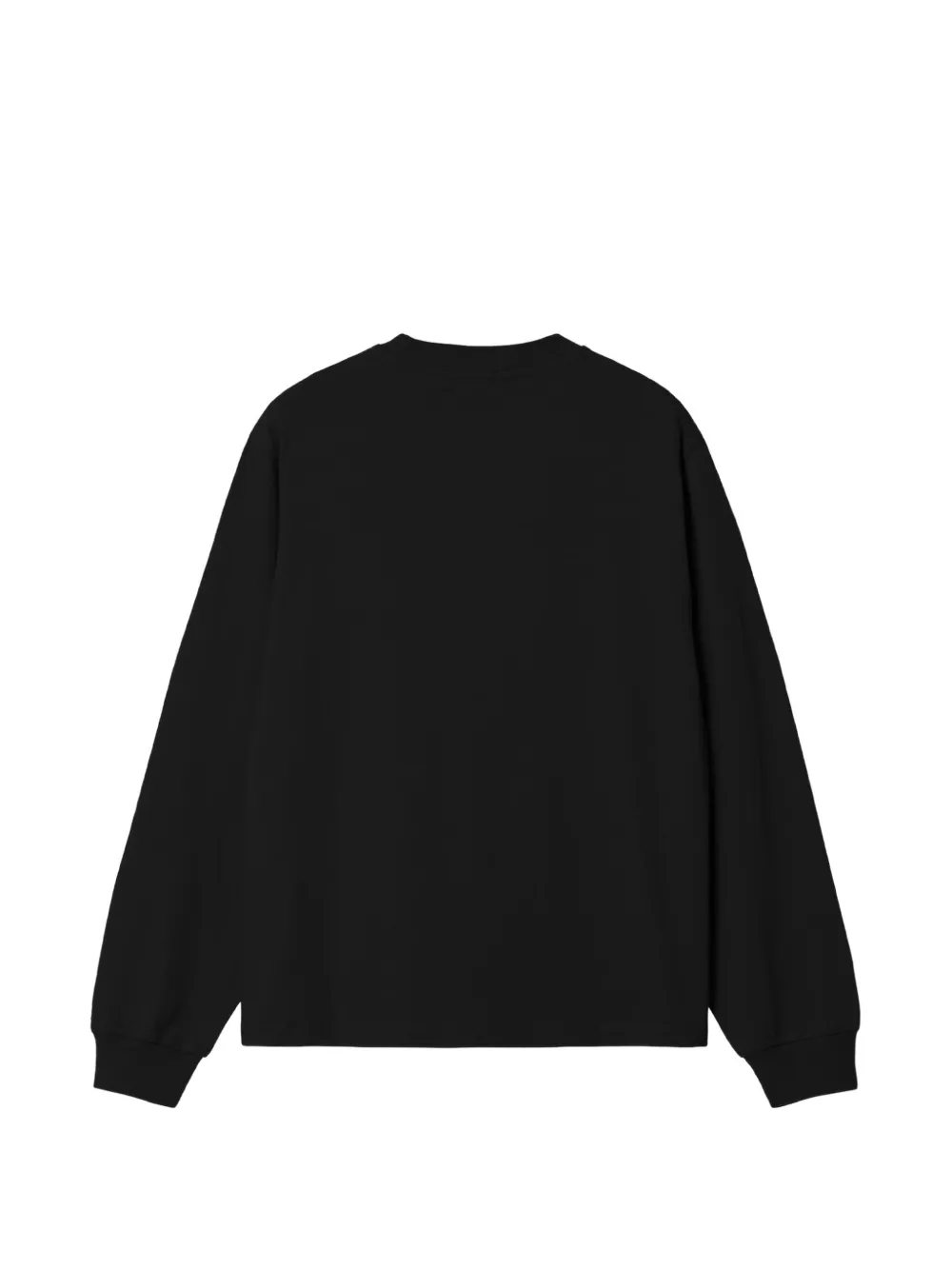 Carhartt WIP Kleine L S Pocket Heart T-shirt Zwart