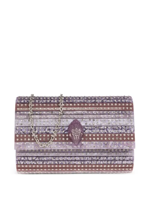 Kurt Geiger London Party Eagle crystal-embellished clutch bag