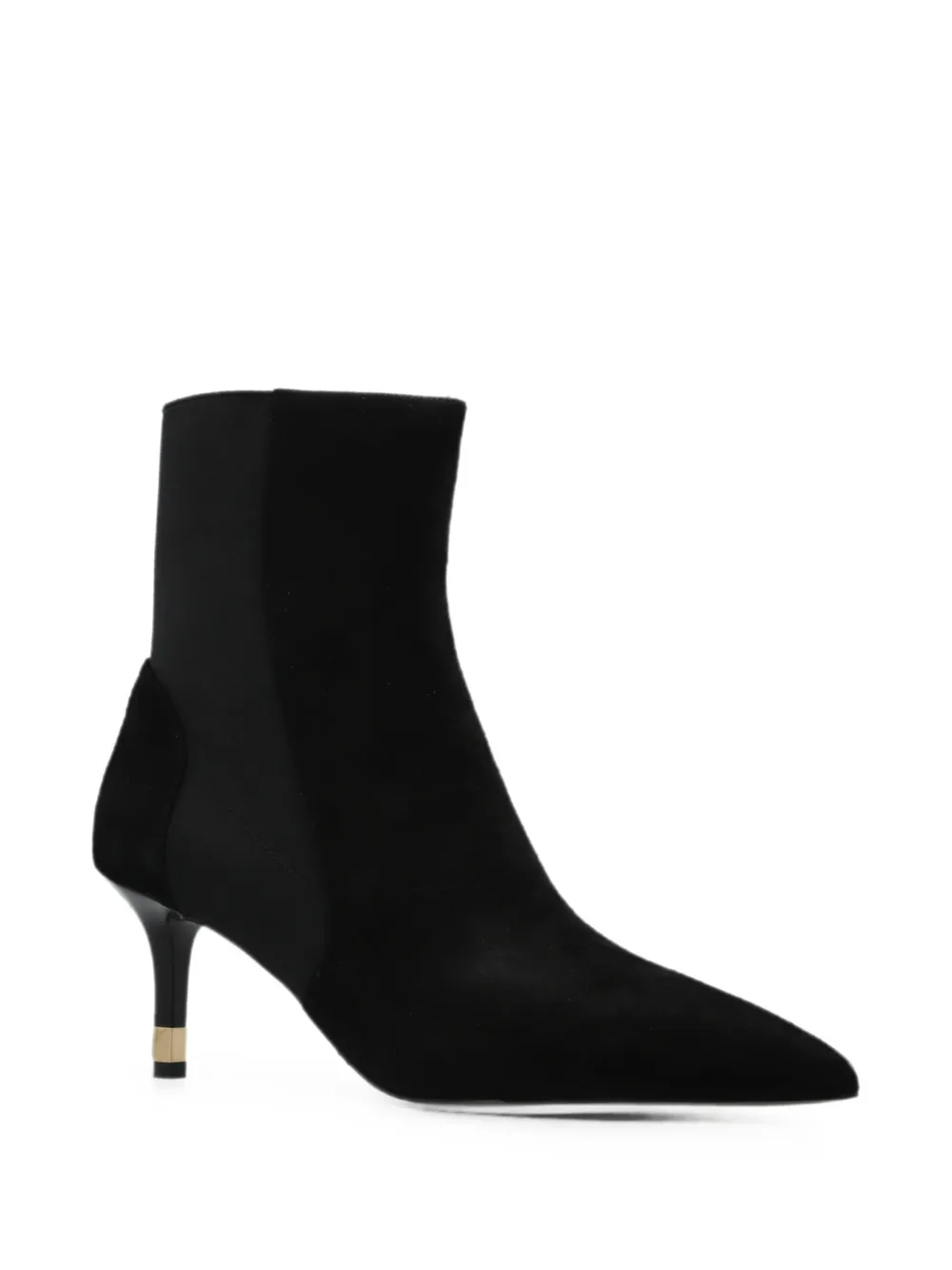 Furla Aria suede-panelled ankle boots Zwart