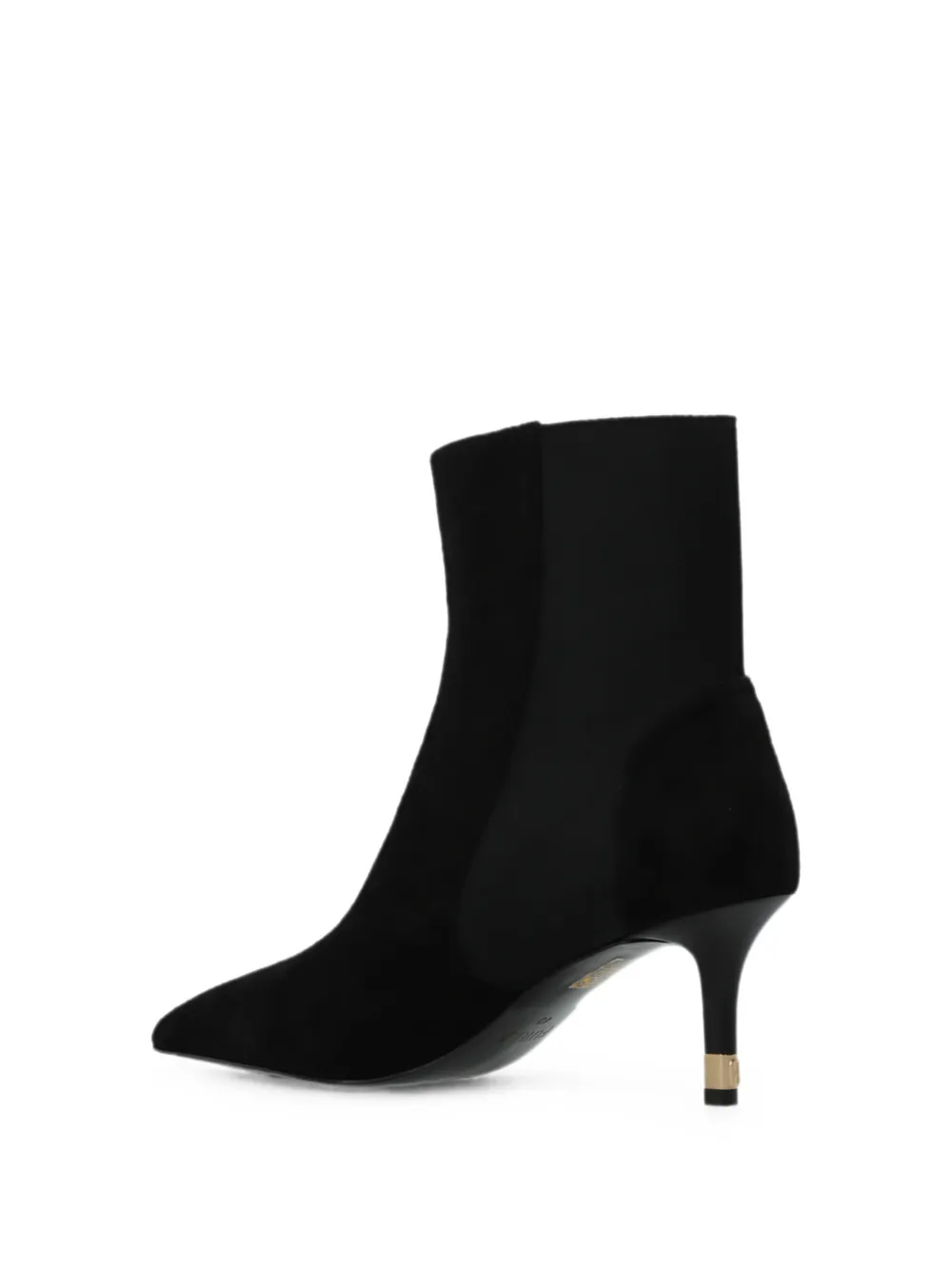 Furla Aria suede-panelled ankle boots Zwart