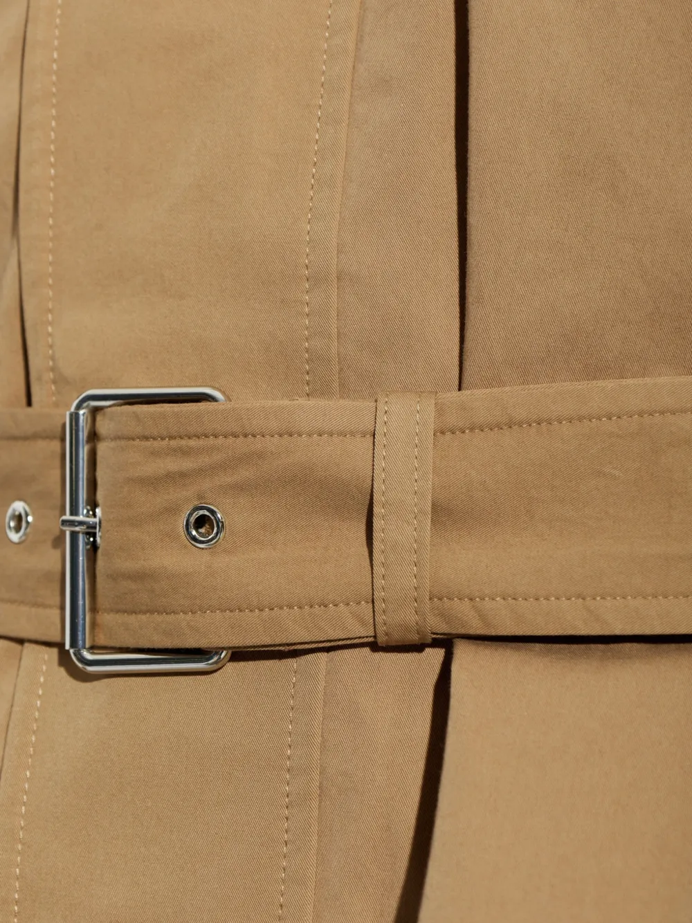 FRAME Jas met ceintuur en stormklep Bruin