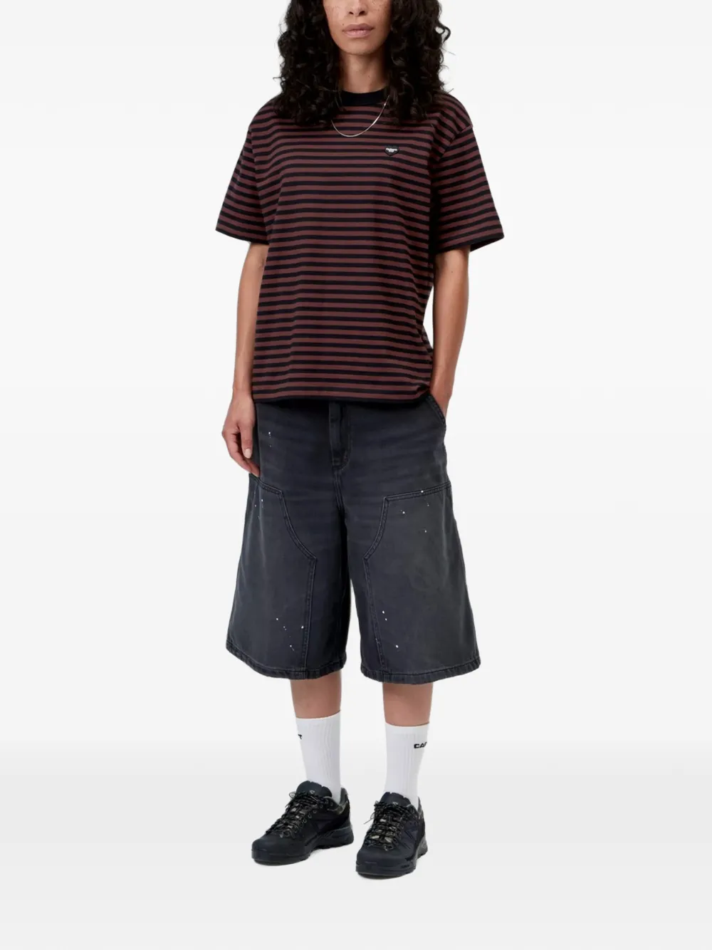 Carhartt WIP S S Essy T-shirt Bruin