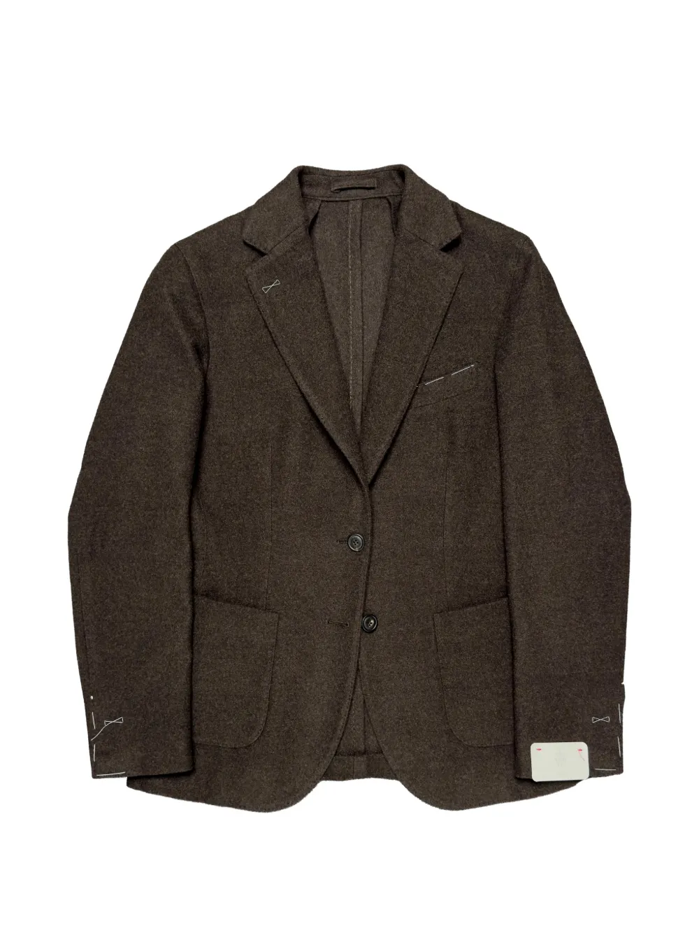 Eleventy notched-lapel single-breasted blazer - Braun