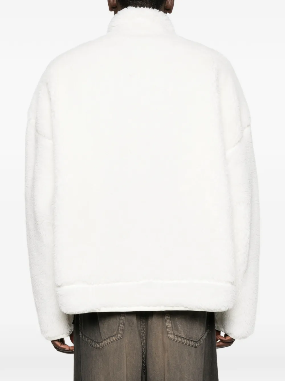 Maison MIHARA YASUHIRO Fleece jack met rits Wit