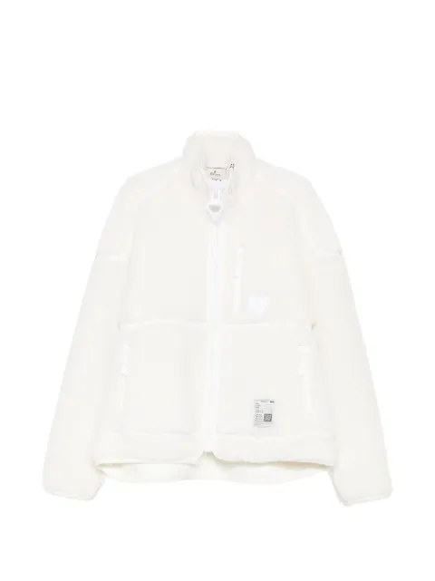 Maison MIHARA YASUHIRO fleece zip-up jacket