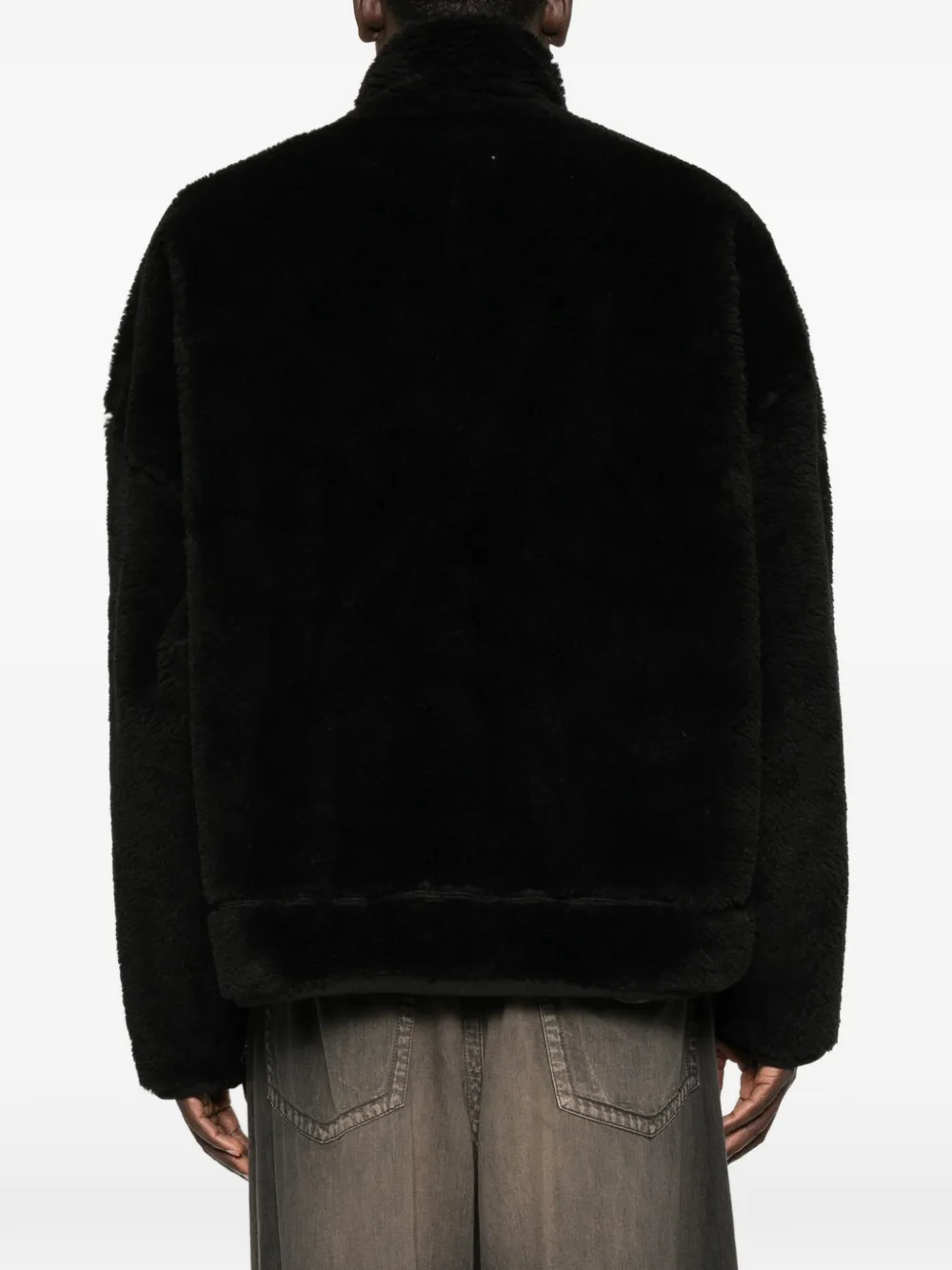 Maison MIHARA YASUHIRO Boa jack met wijde achterkant Zwart