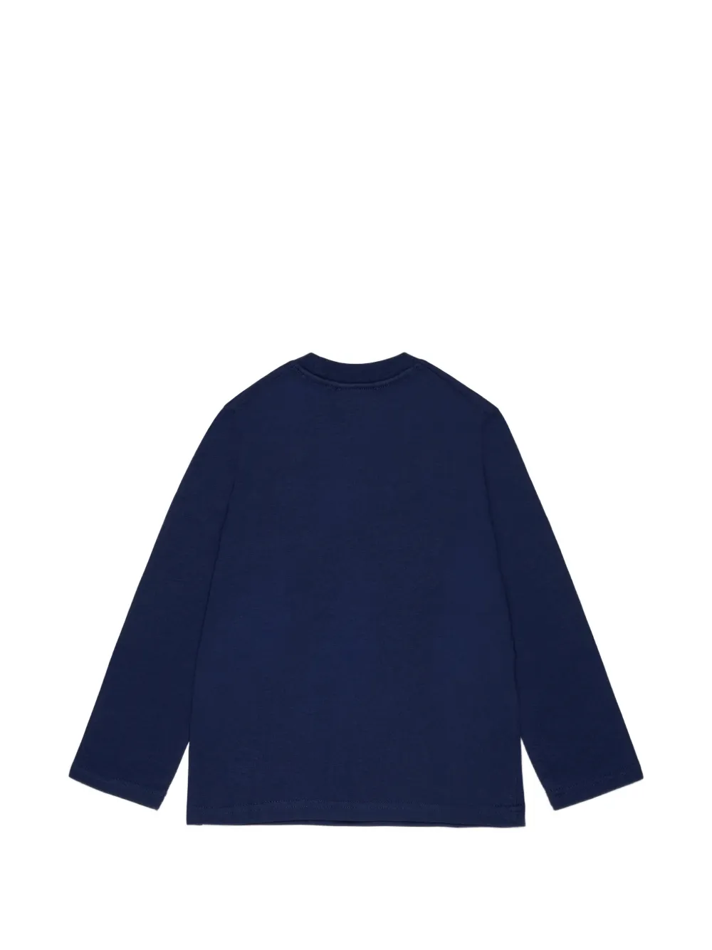 DSQUARED2 KIDS logo-print long-sleeved T-shirt Blauw