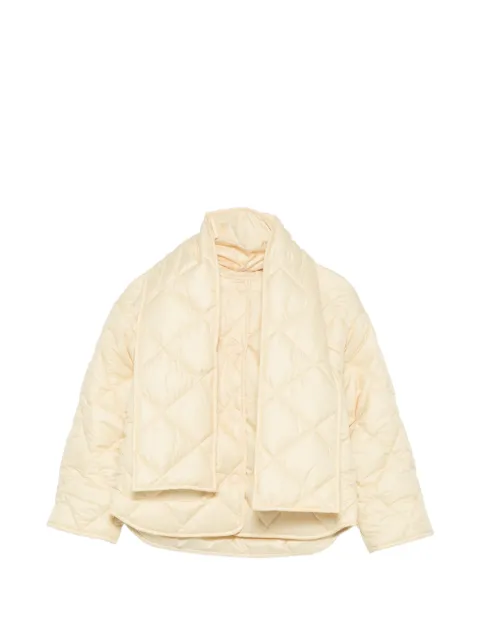 Il Gufo quilted scarf-detail jacket