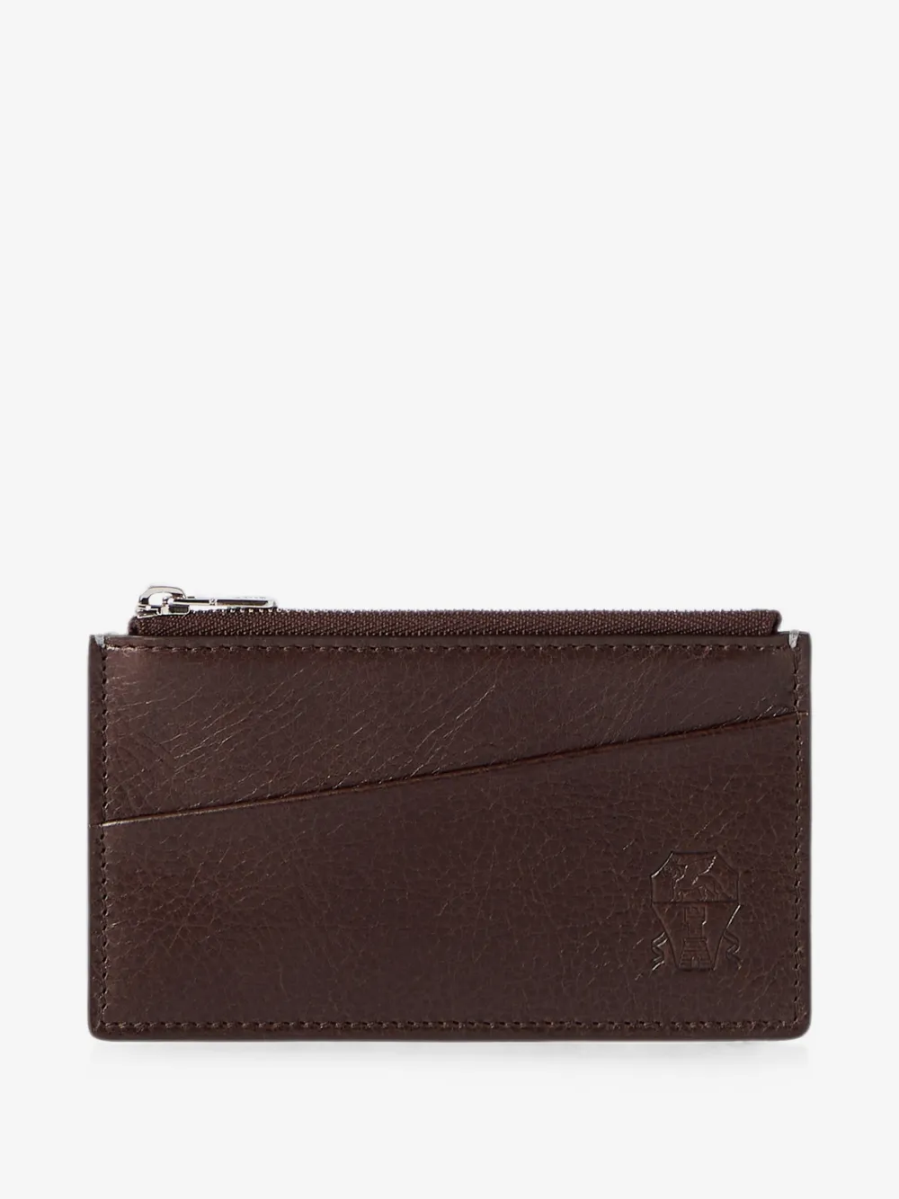 Brunello Cucinelli レザートラベルポシェット | ブラウン | Image 1