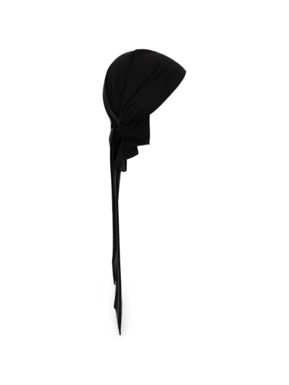 Noire Swimwear knotted head scarf - Nero