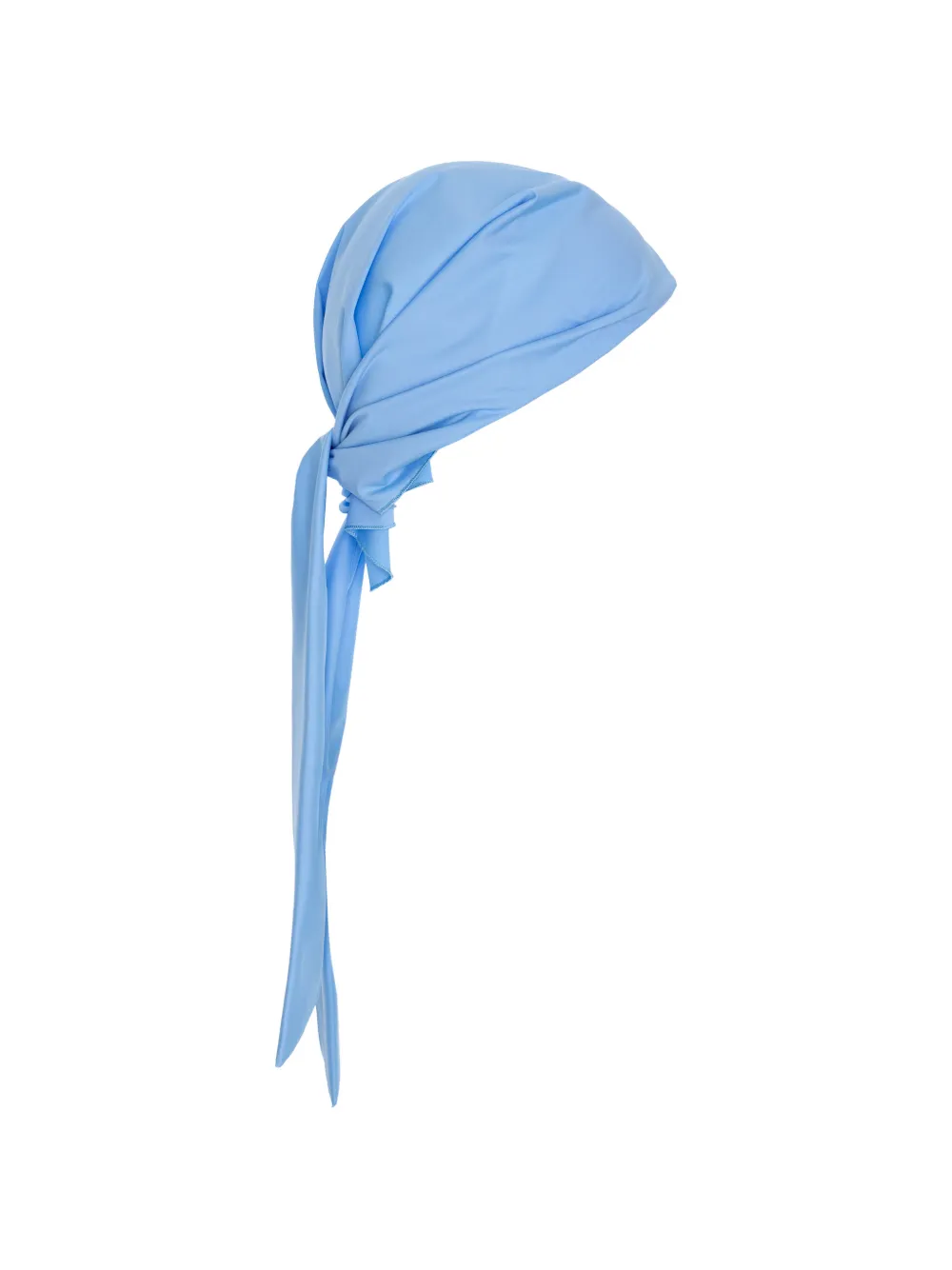 Noire Swimwear Self-tie Head Scarf In Blue