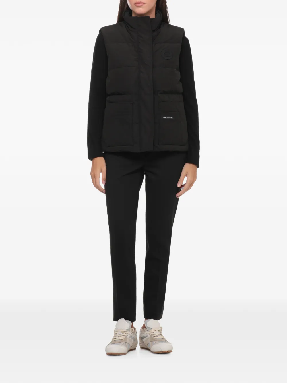 Canada Goose Freestyle Padded Jacket in Black, view 2
