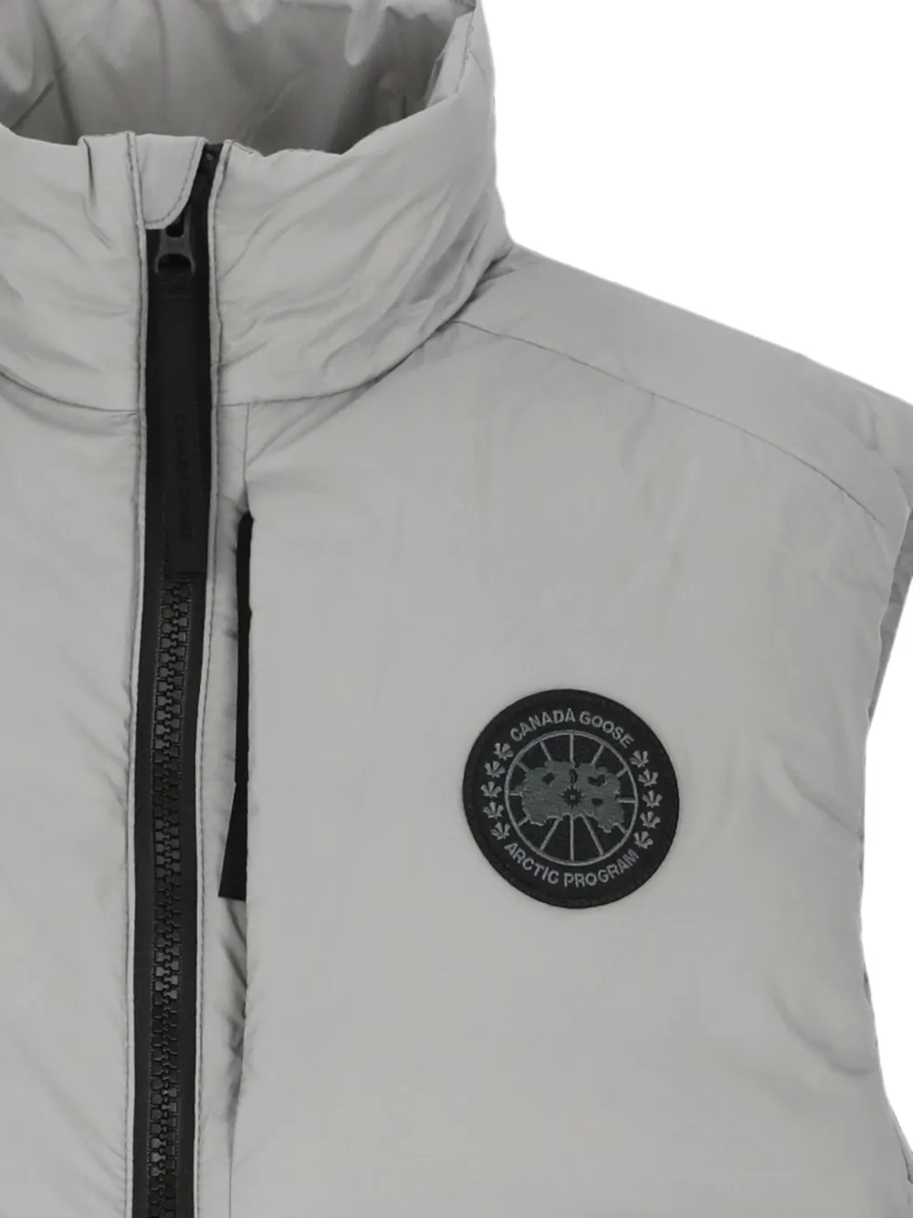 Canada Goose Lodge gewatteerde bodywarmer met logo-patch Grijs