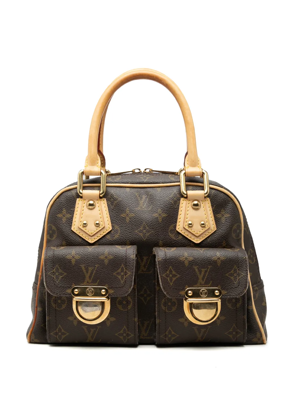Louis Vuitton Pre-Owned Borsa a mano Monogram Manhattan PM 2006 - Marrone