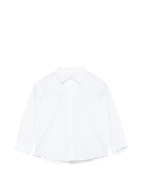 Il Gufo logo-embroidered shirt