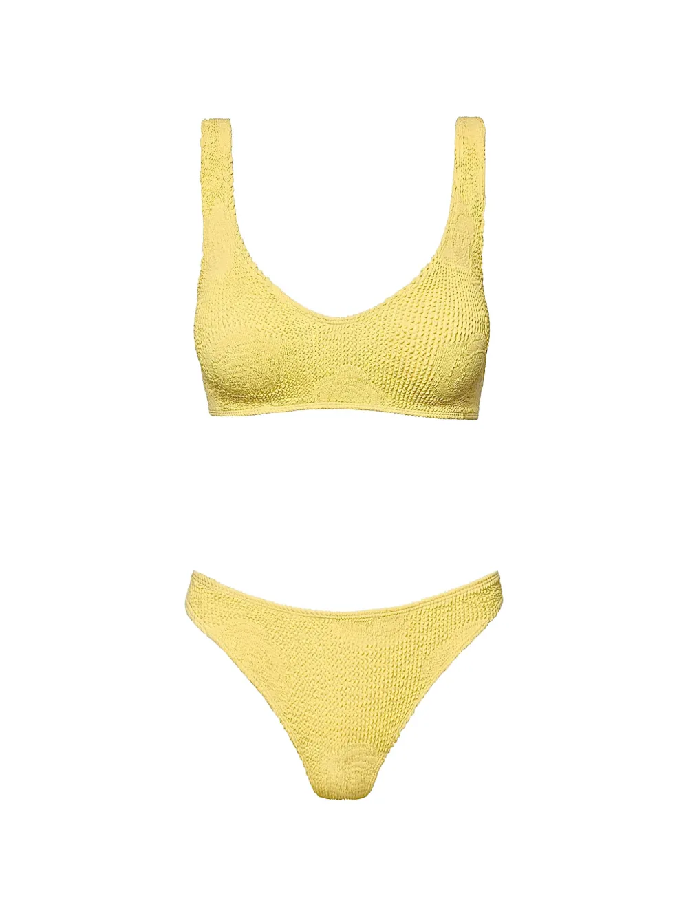 SOFIA ERHAN Aria crinkle bikini - Giallo