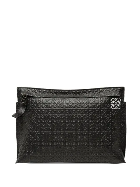 Loewe Pre-Owned bolso de mano Repeat T de piel con motivo Anagram en relieve 2018