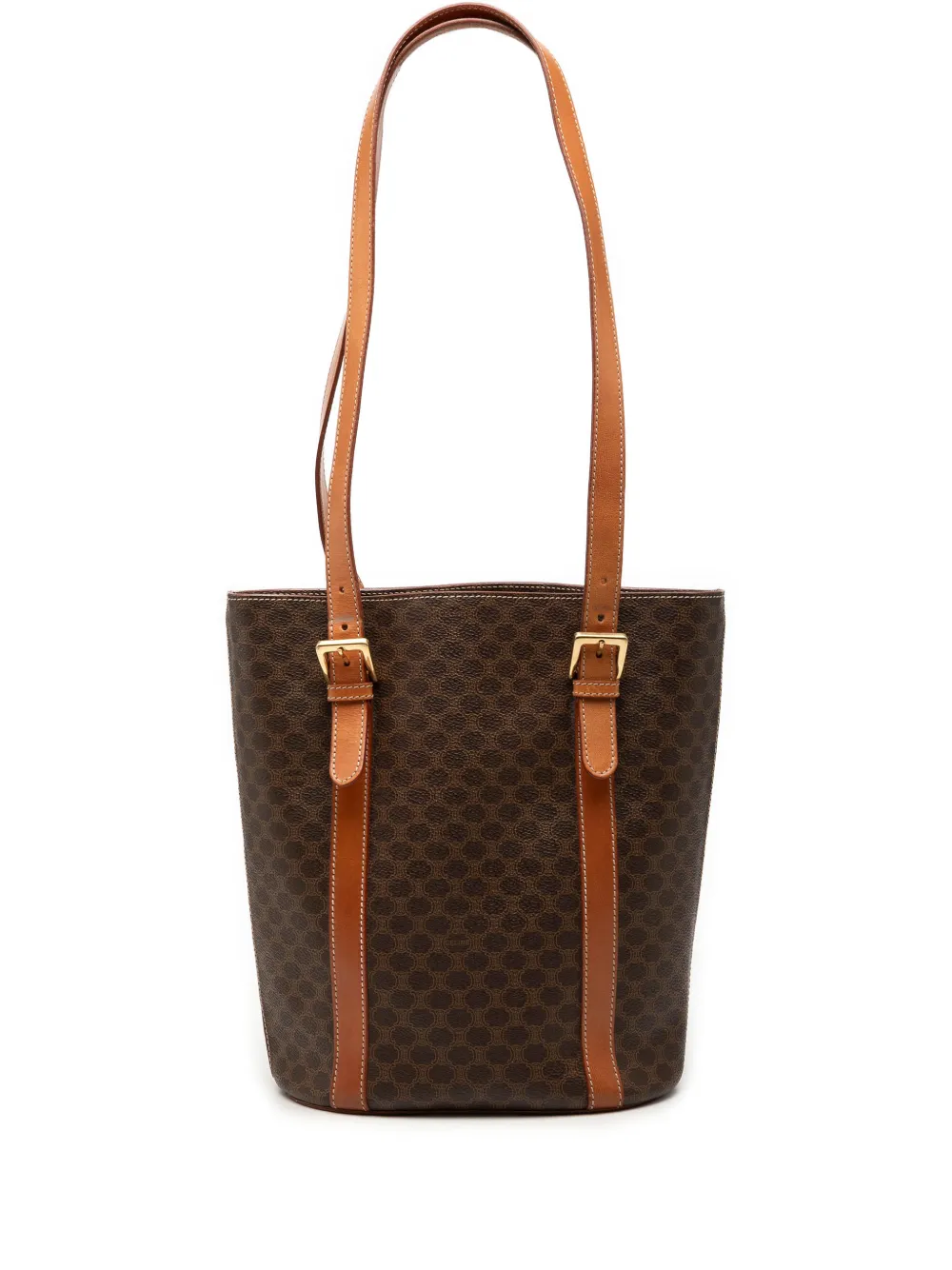 Celine Pre-Owned 2000 Macadam Coated Canvas tote bag - Brown