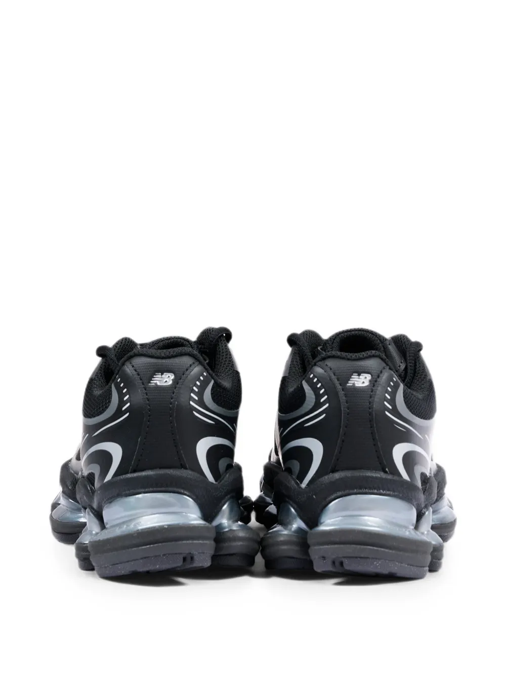 New Balance Kids 2000 Lace logo-patch sneakers Zwart