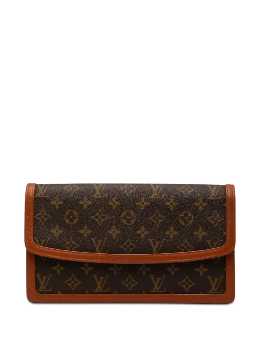 Louis Vuitton Pre-Owned Clutch Pochette Dame GM con monogramma 1988 - Marrone