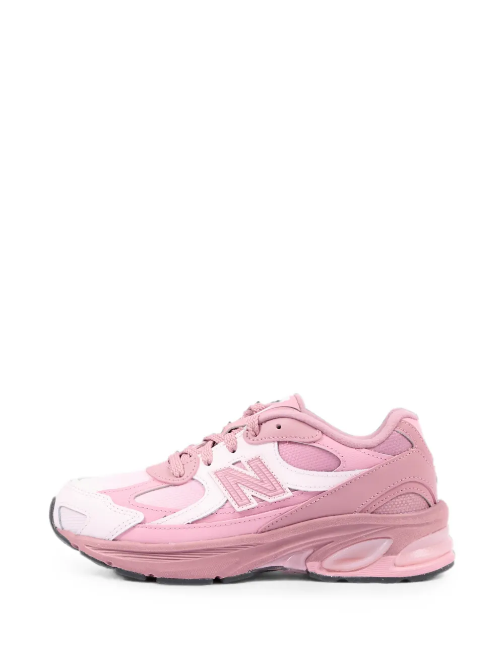 New Balance Kids panelled low-top sneakers Roze