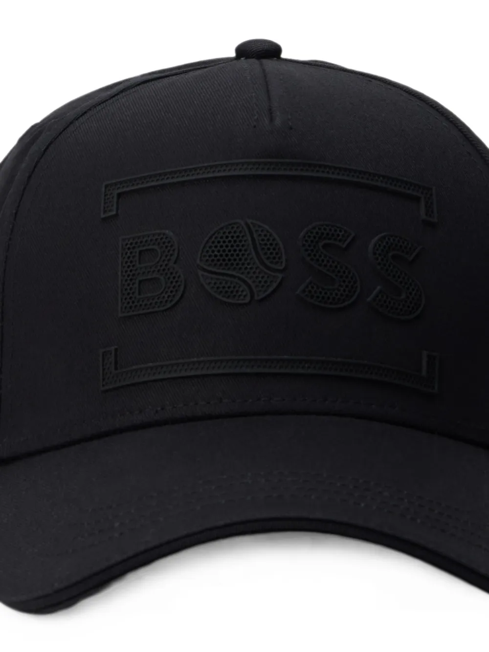 BOSS Pet met logopatch Zwart