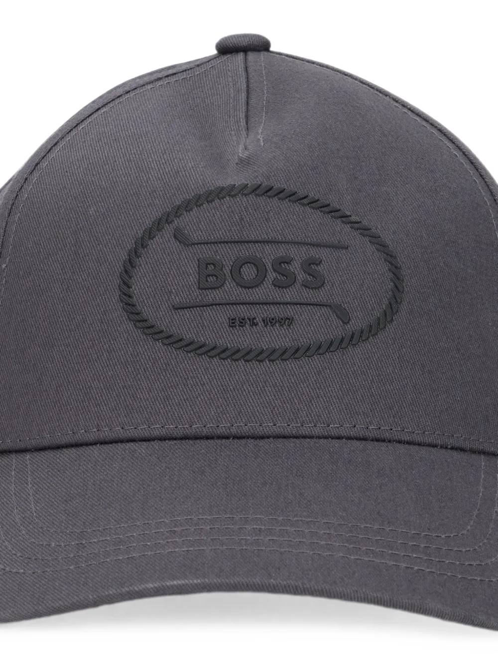 BOSS Pet met logopatch Grijs