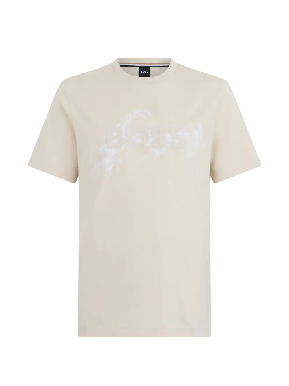 BOSS logo-print short-sleeve T-shirt - Nude