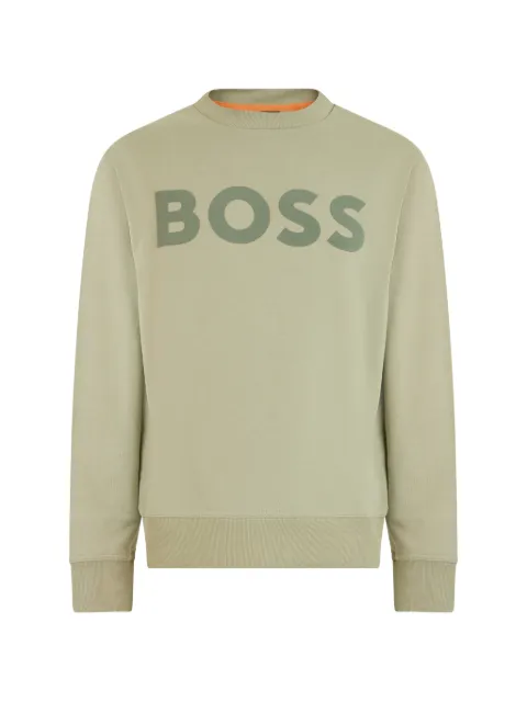 BOSS 로고 프린트 스웨터