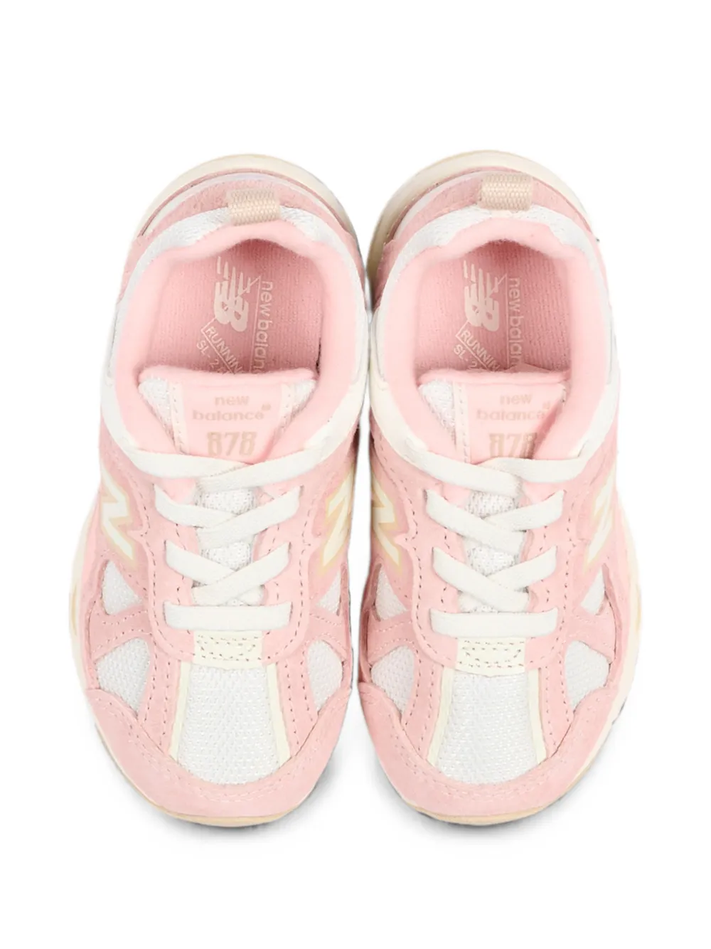 New Balance Kids 878 panelled sneakers Roze