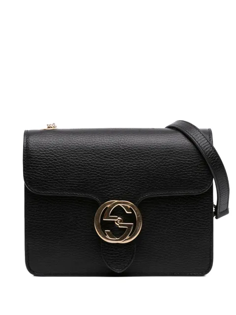 Gucci Pre-Owned 2016-2026 스몰 달러 카프스킨 인터로킹 G 크로스 백