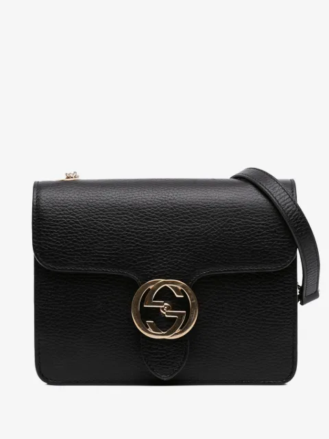 Gucci Pre-Owned 2016-2026 Small Dollar Calfskin Interlocking G crossbody bag