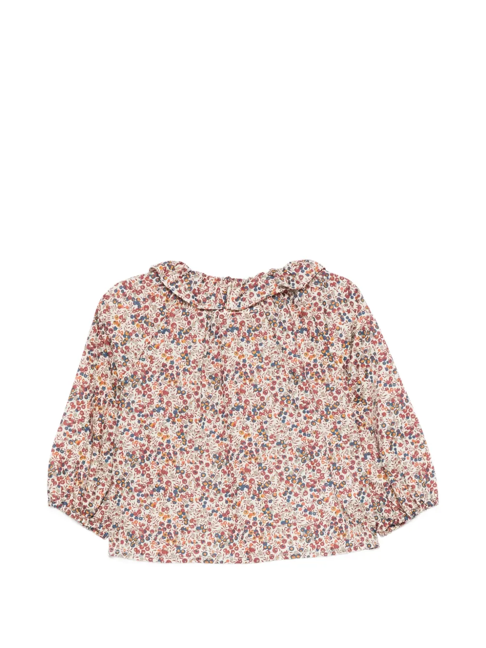 TEDDY & MINOU Shirt met ruches Beige