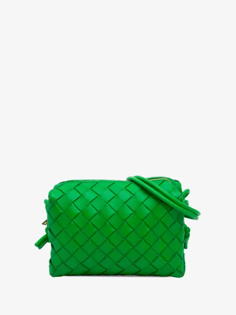 Bottega Veneta Pre-Owned 2012-2026 Mini Lambskin Intrecciato Loop Camera Bag crossbody bag
